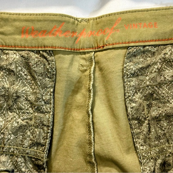 Men Original Weatherproof Vintage Olive Green Khakis - Picture 8 of 9